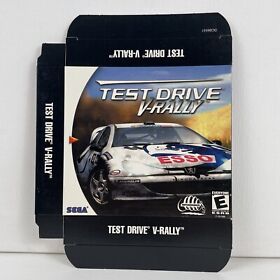 🔥Sega Dreamcast Test Drive V-Rally Promotional Large Game Box Display!🔥