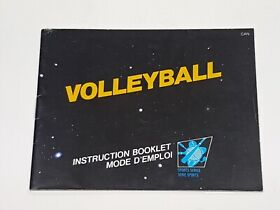 Volleyball Authentic NES Nintendo Manual Only *CAD Variant