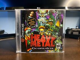 Heavy Metal Geomatrix Sega Dreamcast  CIB Complete Authentic