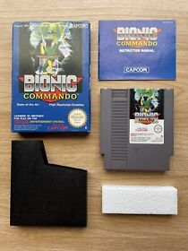 Bionic Commando - Nintendo NES PAL Complete CIB Boxed with Manual. Great Condit.