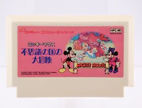 Used Mickey Mouse Fushigi no Kuni no Daibouken cartridge only Famicom Japan ver.