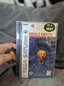 Double Switch (Sega Saturn 1995) FACTORY SEALED! - RARE! USA Has Wear