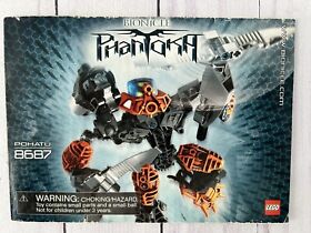 Lego #8687 ~ Bionicle Phantoka Pohatu ~ Instruction Manual Booklet Only