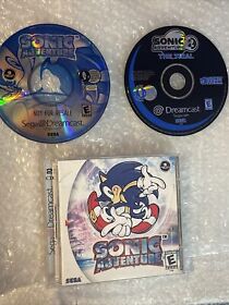 Sonic Adventure (Sega Dreamcast) Complete CIB! Not For Resale w/ Demo Disc! RARE