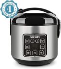 8-Cup (Cooked) Rice & Grain Cooker, Steamer, New Bonded Granited Coating