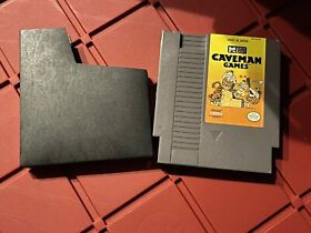 Nintendo NES Caveman Games Entertainment System - 1990 - Authentic Tested 