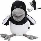 Steve and Maggie Crow Plush Soft Stuffed Crow Bird Doll Educational Plushie for 