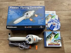 Sega Bass Fishing Dreamcast UK PAL - With Fission Fishing Rod Controller Boxed