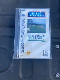 Sega Saturn Pebble Beach Golf Links Game - Sealed NIB - Excellent Condition 