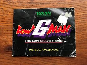 Low G Man Gravity NES Nintendo Instruction Manual Only 