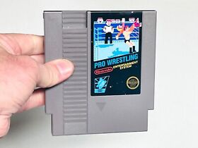 Pro Wrestling 5 Screw - Authentic Nintendo NES Game - Tested