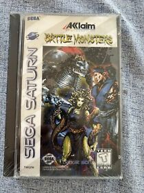 Battle Monsters (Sega Saturn, 1996) AUTHENTIC - VERY RARE LONG CASE - BRAND NEW