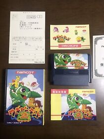 Game soft Famicom 『WAGYAN-LAND 2』Box and with an instructions from Japan⑥