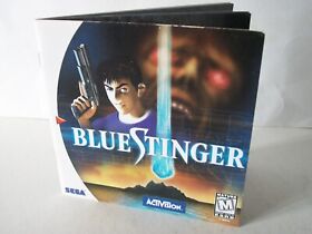 Blue Stinger Manual Only NO GAME Sega Dreamcast Instruction Booklet Original