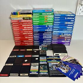 NOT TESTED LOT - 67 Intellivision Games CIB W Manuals & Loose Varying Conditions