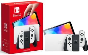 Nintendo Switch OLED 64GB White Joy-Con Game Console + FREE 2-Day Shipping ✈️
