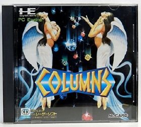 COLUMNS PC-Engine Hu Grafx Japan Video Game Japanese Game