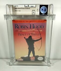 Robin Hood Prince of Thieves New Nintendo NES Factory Sealed WATA Grade 9.6 A+