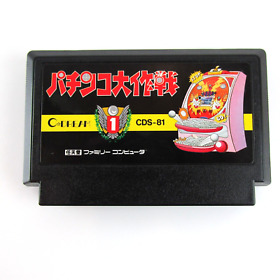 NES -- PACHINKO DAISAKUSEN 1 -- Famicom, JAPAN Game US Seller