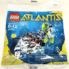 Lego Atlantis 2010 Set 30042 Mini Sub Polybag Unopened w/ Minifigure