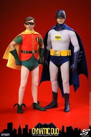 Saturn Toys ST001 1/6 Batman And 1966 Robin Dynamic Duo And Mars Toys 66 Joker