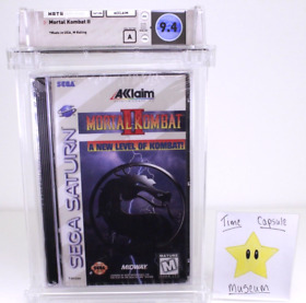 Mortal Kombat II 2 New Sega Saturn Factory Sealed WATA 9.4 A MINT NIB TOP POP