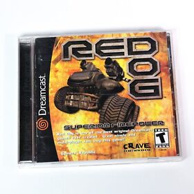 Red Dog: Superior Firepower (Sega Dreamcast) with Registration Card TESTED Works