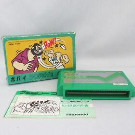 Popeye w/ Box and Manual [Nintendo Famicom Japanese ver.]