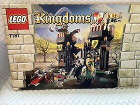 Lego Kingdoms Escape Dragons Prison 7187 Manual Replacement Parts Incomplete