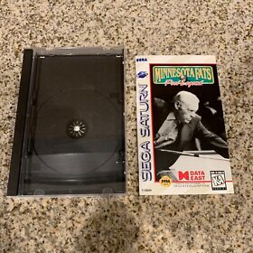 Minnesota Fats: Pool Legend Sega Saturn Case and Manual ONLY NO GAME