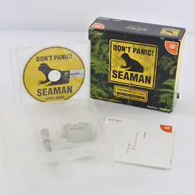 SEAMAN with SEA MIC No Mic Sponge Dreamcast Sega 1558 dc