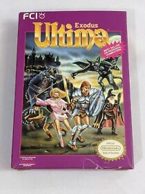 Nintendo NES Ultima Exodus Role Playing Fantasy Game BOX ONLY!