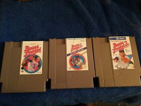 Bases Loaded trilogy 1, 2 & 3 Nintendo NES 