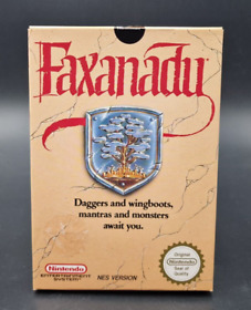 Faxanadu - Nintendo NES - Complet - PAL A - Excellent Etat Near Mint Condition