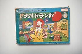 Famicom Donald Land boxed Japan FC game US seller