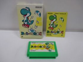 NES -- YOSHI NO TABACO / Huevo de Yoshi -- Caja. Rompecabezas. Juego de Famicom, Japón. 10978
