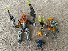 LEGO Bionicle LOT: Pohatu Master of Stone 70785 + Protector of Stone 70779