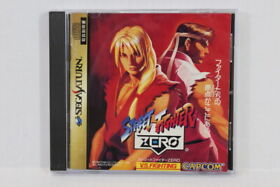 Street Fighter ZERO / Alpha CIB SEGA Saturn SS Japan Region Import US Seller