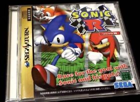 Sonic R 1997 SS video game Sega Saturn Japan F/S USED