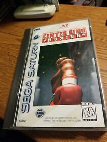 Center Ring Boxing Sega Saturn Complete FREE Same Day Shipping 