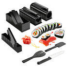 11Pcs Sushi Maker Kit Rice Roll Mold Kitchen DIY Easy Chef Mould Roller Cutter