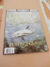 SEGA DREAMCAST ECCO THE DOLPHIN DC VERSUS STRATEGY GUIDE BOOKS WITH POSTER
