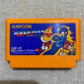 Nintendo Famicom SNE Rockman 4 New Ambition Japanese Software Game