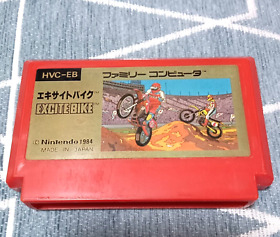 Excite Bike Famicom pre-owned Nintendo Tested and working
