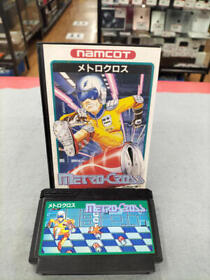 [Used] Namco METRO CROSS Boxed Nintendo Famicom Software FC from Japan