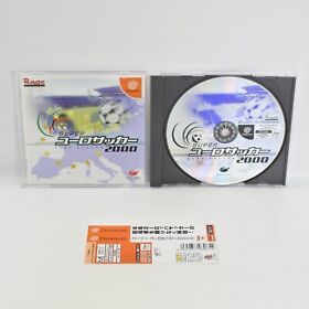  SUPER EURO SOCCER 2000 Spine * Dreamcast Sega dc