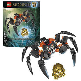 Year 2015 Lego Bionicle 70790 LORD OF SKULL SPIDERS with Golden Spider (145 Pcs)