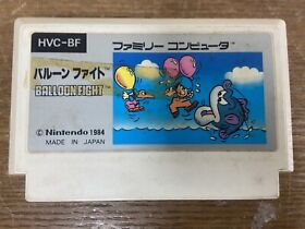 Japan Nintendo Famicom game software BALLOON FIGHT HVC-BF Japanese ver Used