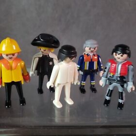 Playmobil figures vintage to now set of 5