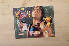 WWF King of the Ring NOE - lose Anleitung für Nintendo NES-Spiel PAL-B